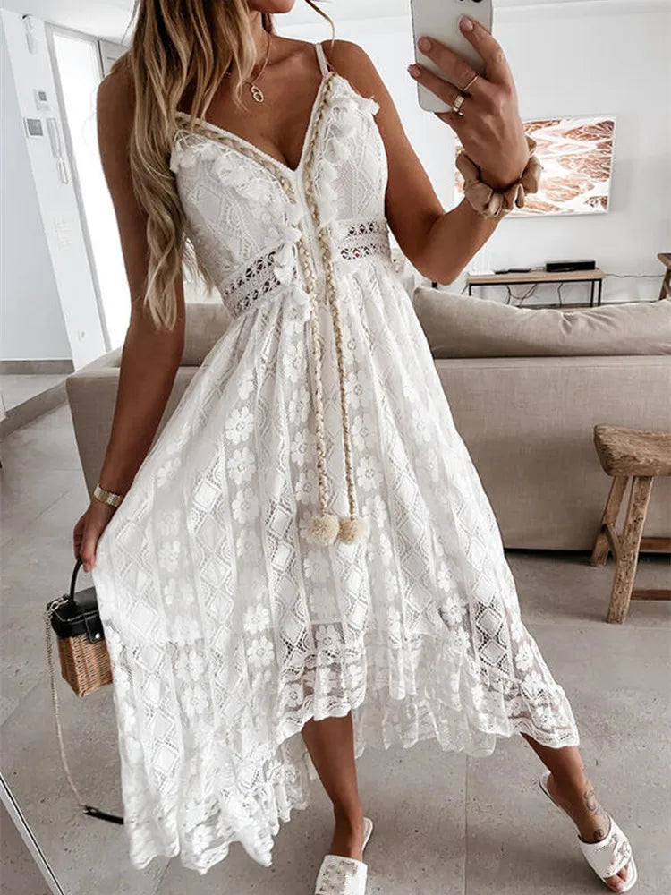 Women's Lace Boho Dress