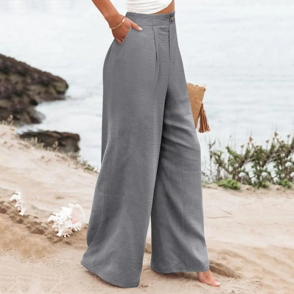 Women's High-Waist Wide Leg Pants