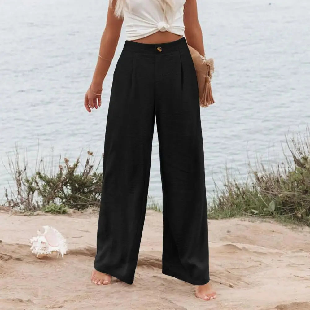 Women's High-Waist Wide Leg Pants