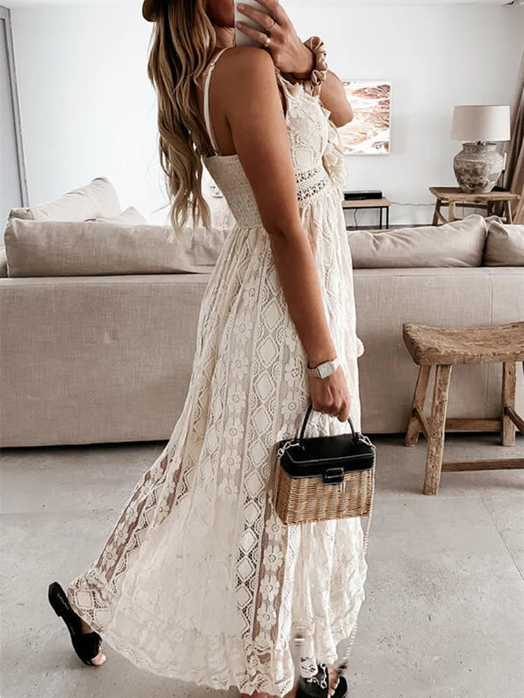 Women's Lace Boho Dress