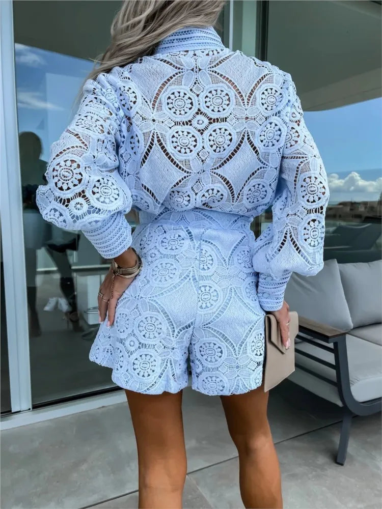 Elegant Lace 2-Piece Set for Women